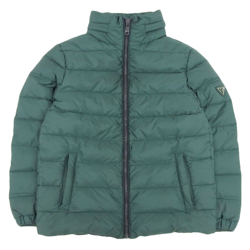 美品 プラダ PRADA 現行黒タグ 三角ロゴ ダウンジャケット 6Y 美品 プラダ PRADA 現行黒タグ 三角ロゴ ダウンジャケット 6Y