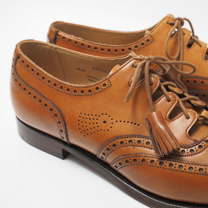 □未使用品□Crockett & Jones クロケット＆ジョーンズ GHILLIE 2 ギリーシューズ ウイングチップ メダリオン 革靴 サイズ9E（ 27.5cm相当）ブラウン イングランド製 20220705/GL0312 - メルカリ