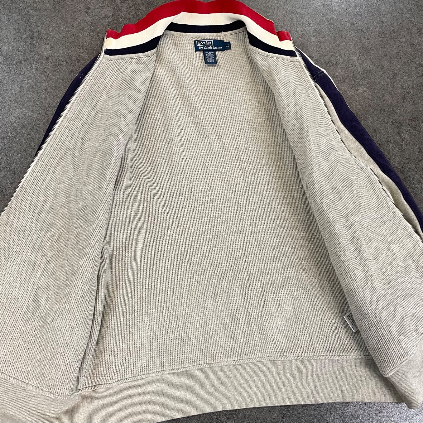 Polo by Ralph Lauren Logo Embroidery Jacket Full Zip Gray ポロ
