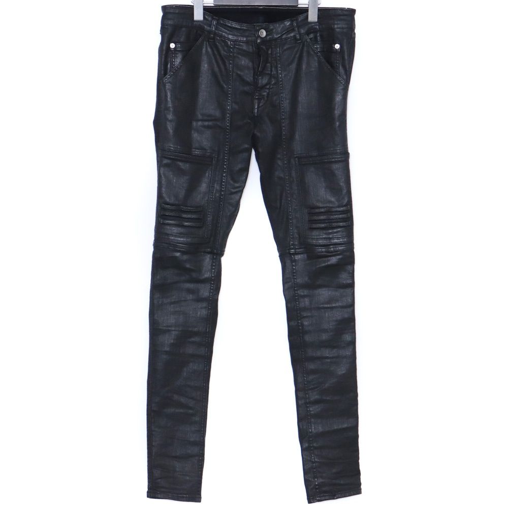 RICK OWENS DRKSHDW SBW wax coating pants Sサイズ ブラック