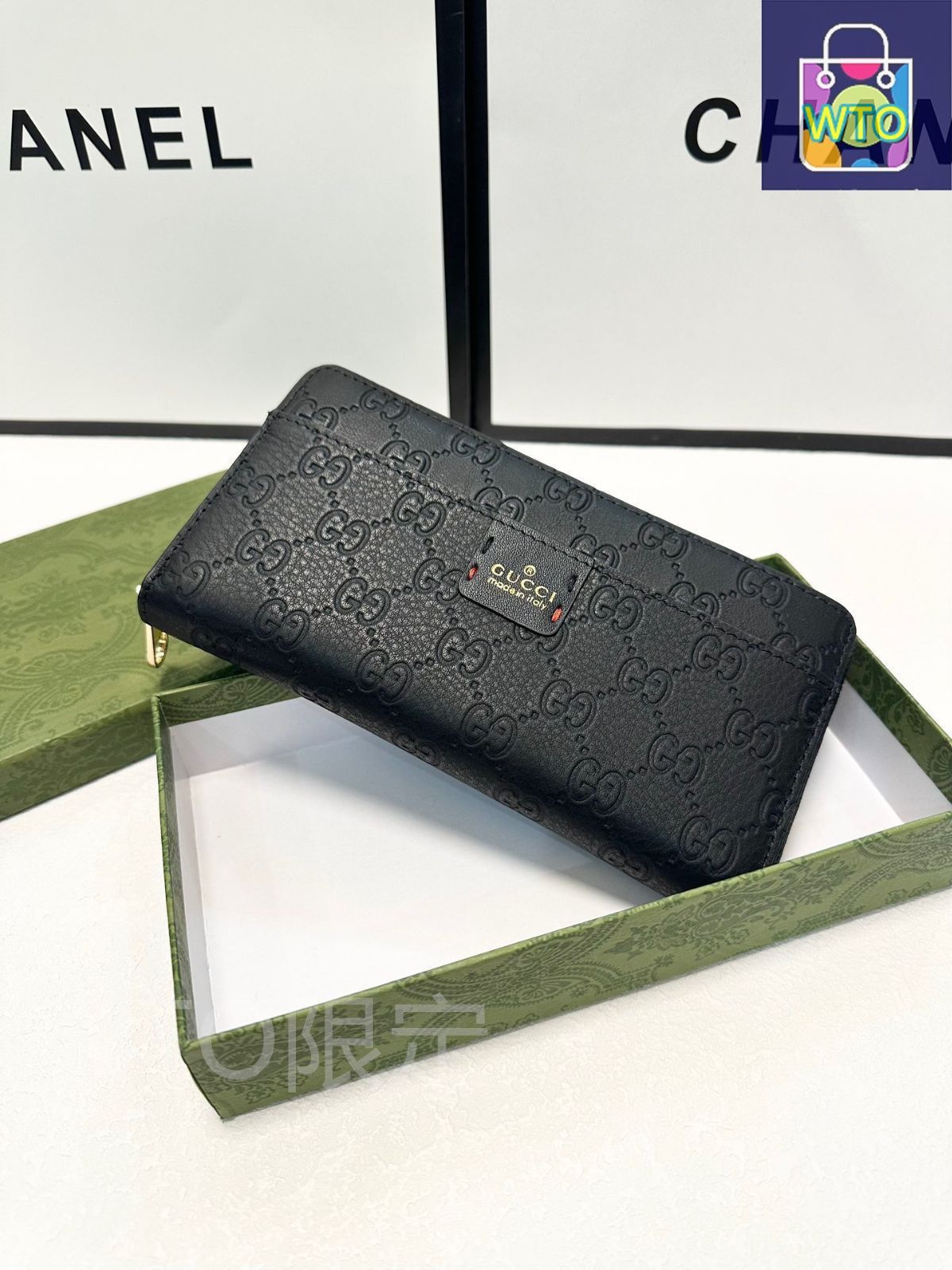 GUCCIグッチクラシック財布 銀行カードバッグ ゼロ財布 マルチャカードビット大容量 -WT0輸入