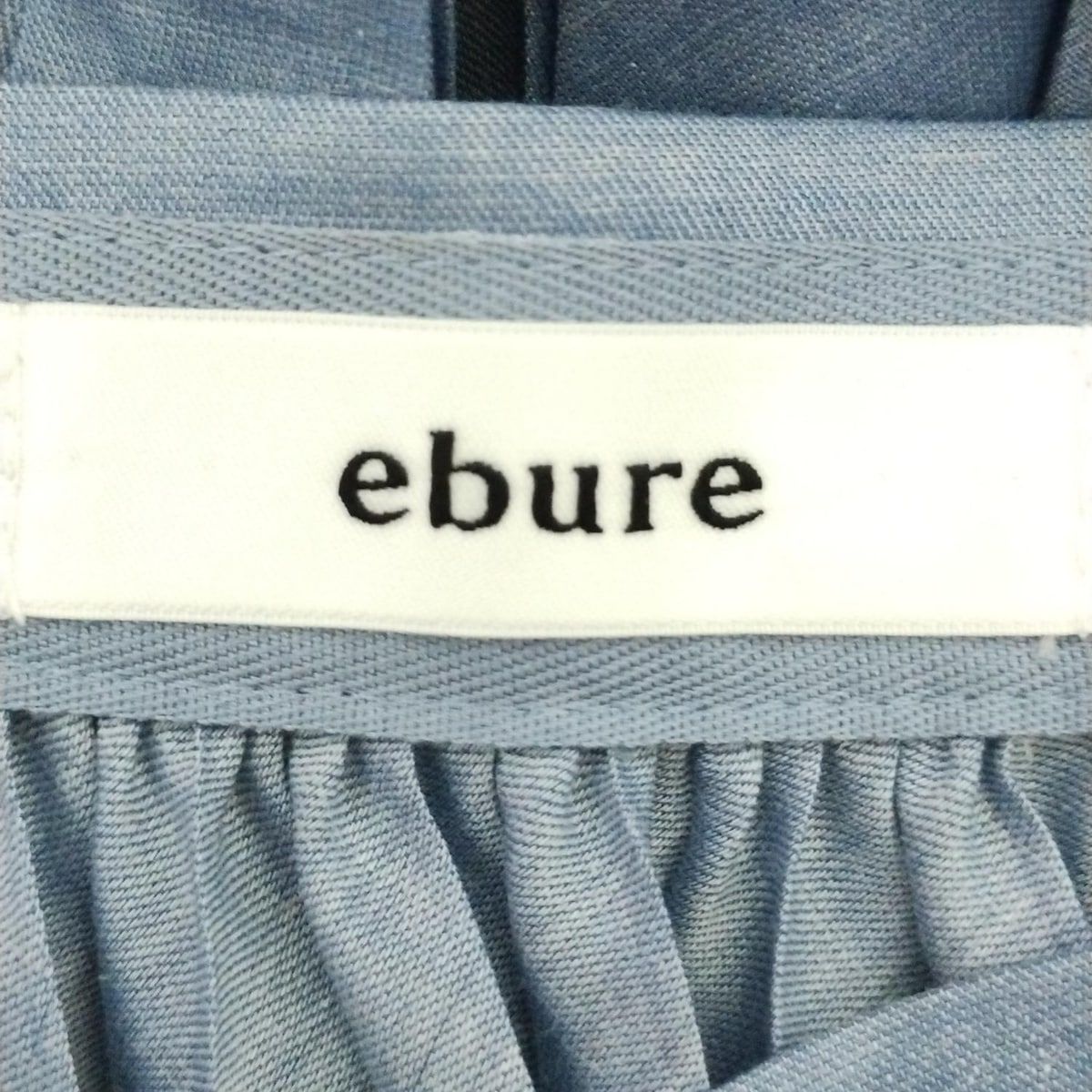 ebure エブール ロングスカート サイズ36 S レディース - ブルーグレー プリーツ GULLKHAN_COM