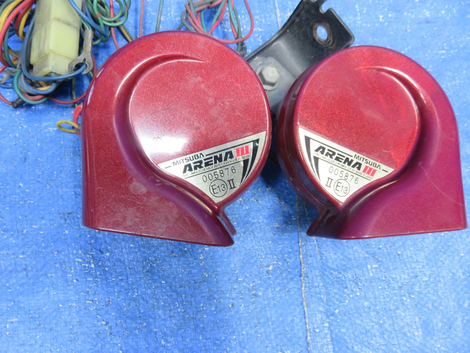 LA6622* 動作OK ミツバ アリーナ ホーン 電子ホーン/MITSUBA