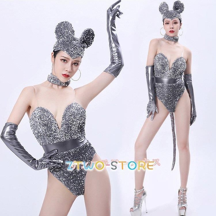 ダンス衣装 セットアップ レディース シルバー 蛍光色 ジャズダンス ダンス衣装 大人 ストリート系 DS演出服 jazz ダンス 衣装 演出 服 団体