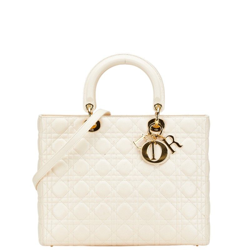 レディディオール　カナージュ　ラージバッグ DIOR | Lady Dior バッグ ミディアム カナージュ ラムスキン