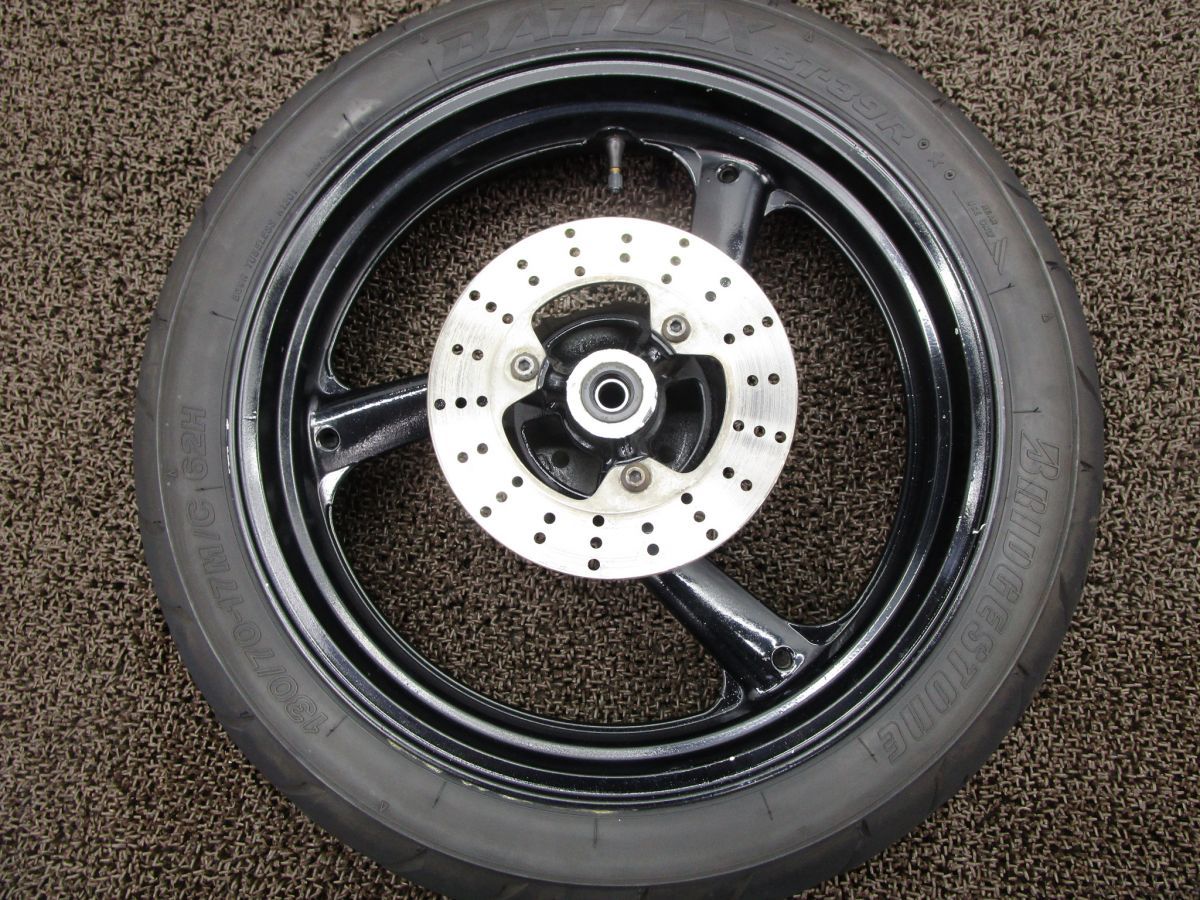 FZR250R リアホイール ディスク □A1000 3LN ヤマハ 1HX キャブ車 動画有