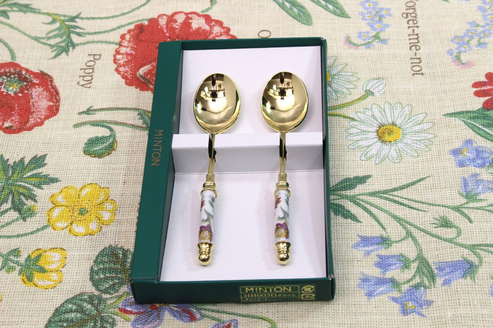 MINTON ミントン ハドンホール ティースプーン 金仕様 5本ギフトセット