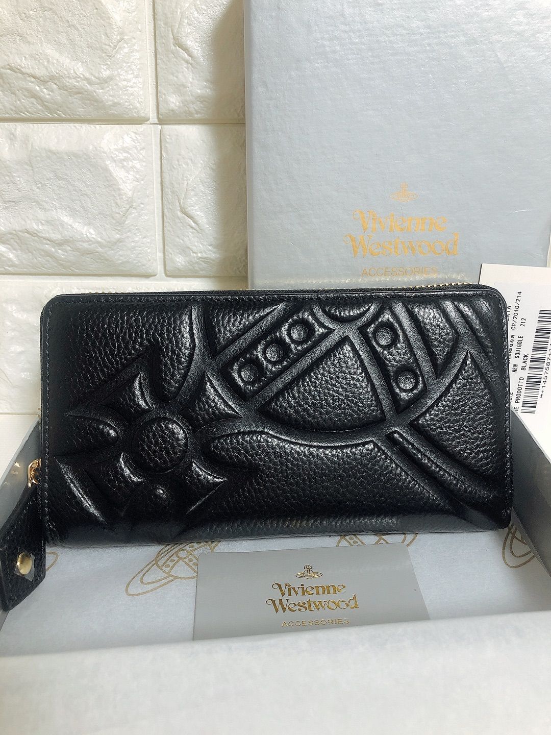 ヴィヴィアンウエストウッド 955VW361 長財布 黒 新品 Vivienne Westwood 長財布 ブラック 955VW361 ヴィヴィアン