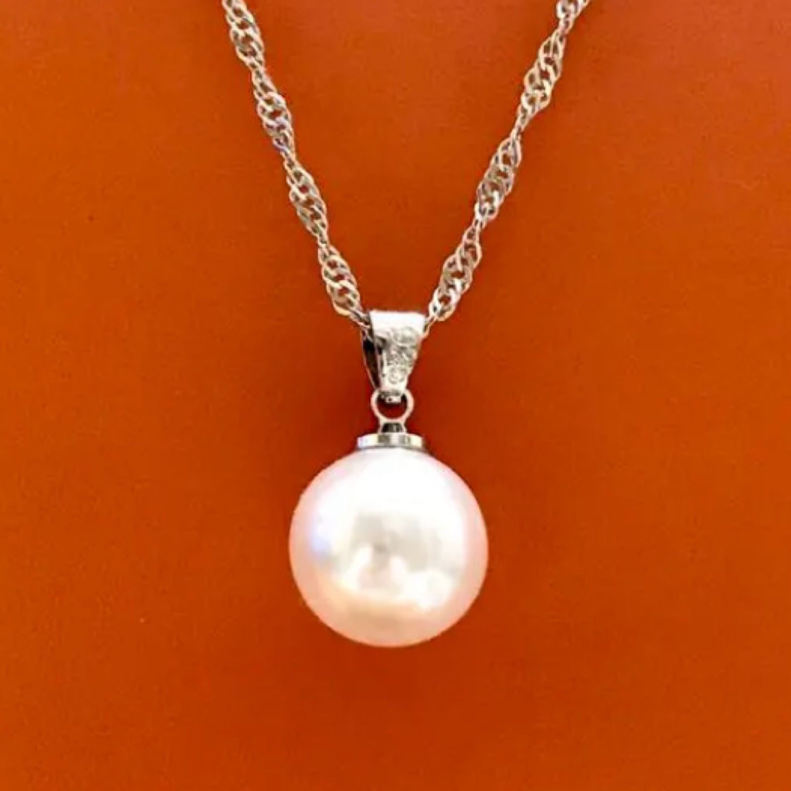 大玉淡水パールペンダントヘッド