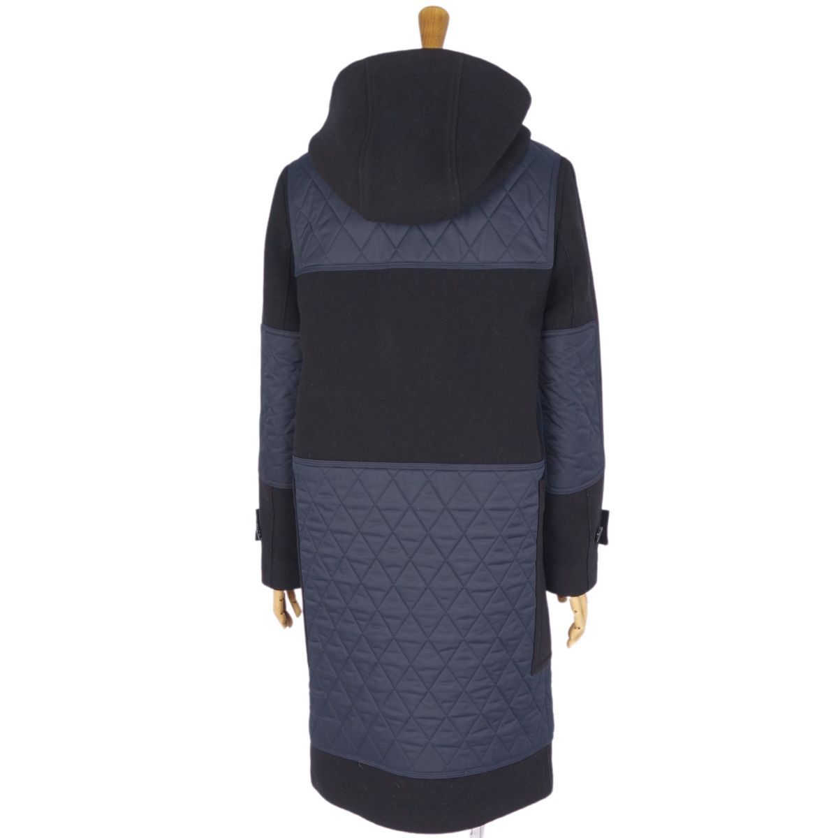 極美品 バーバリー BURBERRY コート ダッフルコート フード フーディー 