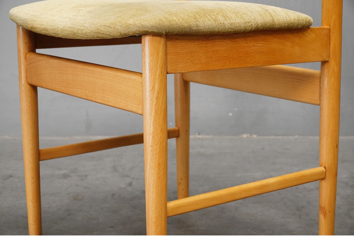 北欧ヴィンテージ ポーランド製 GFM社 ダイニングチェア4脚セット ビーチ 1960年代 106241 MARWIL-DEMENAGEMENTS_CH