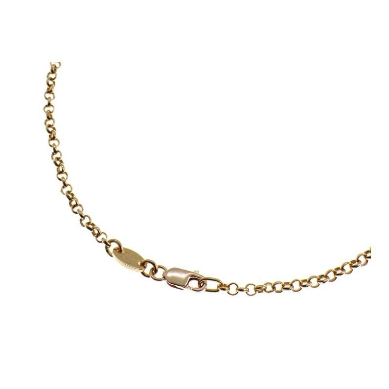 CHROME HEARTS クロムハーツ 22K NECKCHAIN R18 ロールチェーン18inch