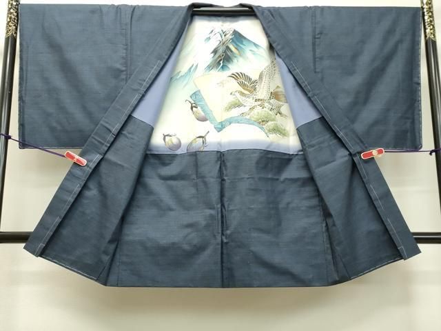 平和屋着物○男性 本場大島紬 アンサンブル 100亀甲 総詰め 鈴乃屋扱い