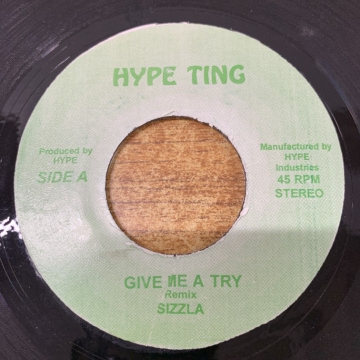 GIVE ME A TRY SIZZLA 7インチレコード GIVE ME A TRY SIZZLA 7インチレコード