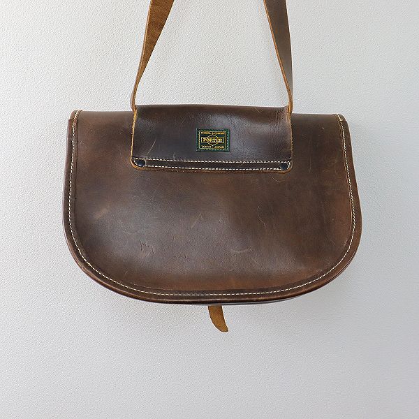 セブンPORTERショルダーバッグ NEXUSVII × PORTER ネクサスセブン ポーター レザーショルダー