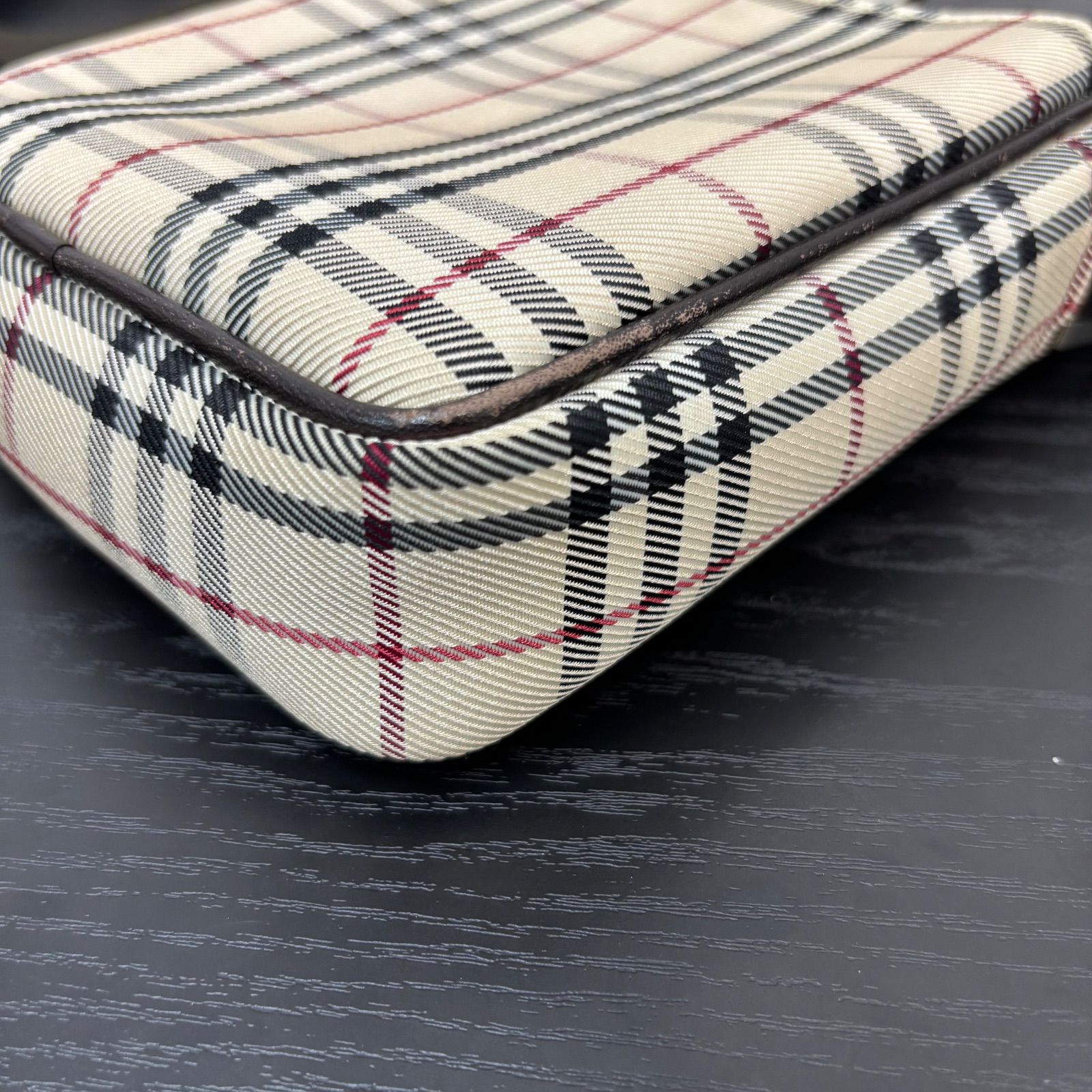 ◾︎Burberry バーバリー ノバチェック ショルダーバッグ シルバー金具 