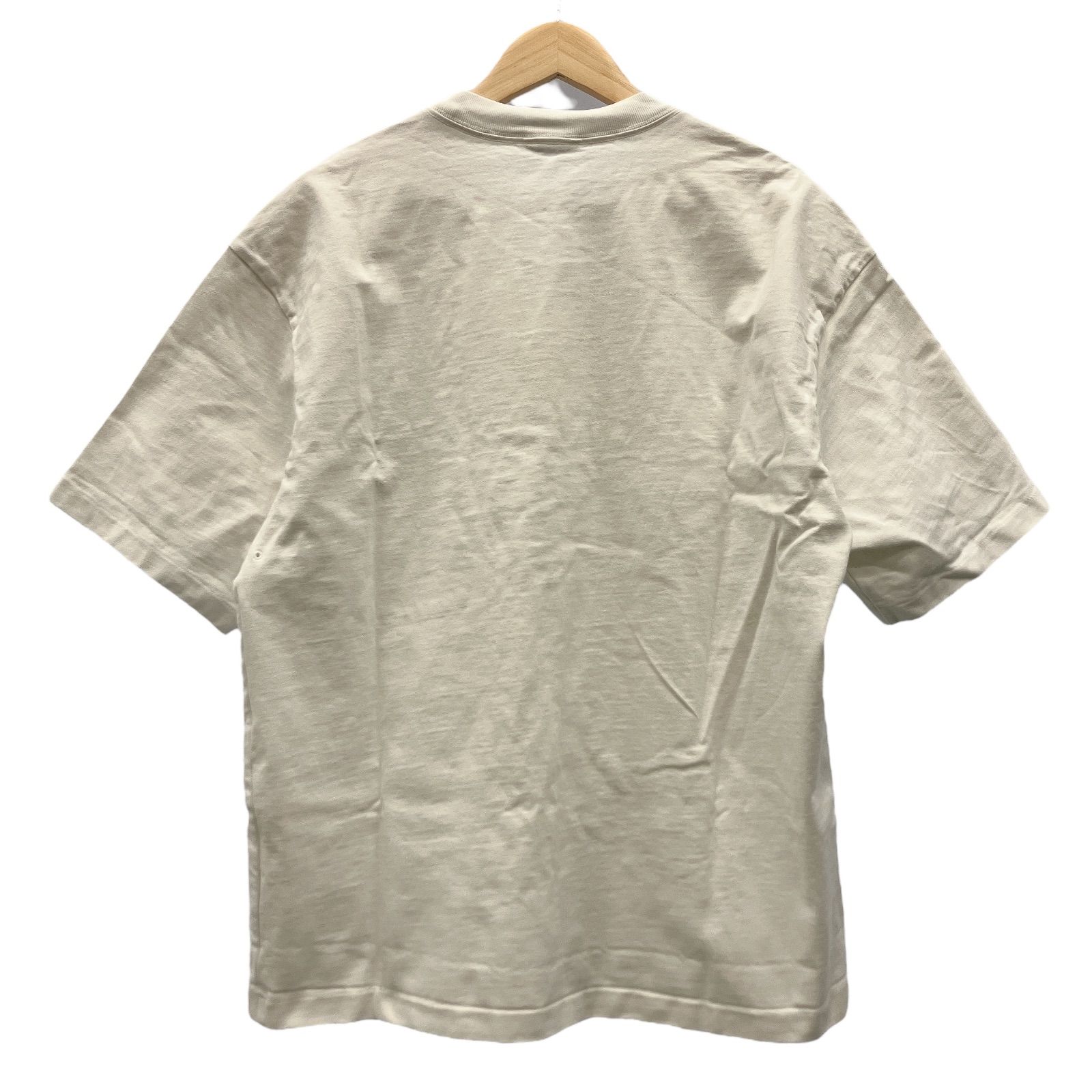 C339 AURALEE オーラリー Tシャツ ホワイト 厚手 胸ポケット トップス 