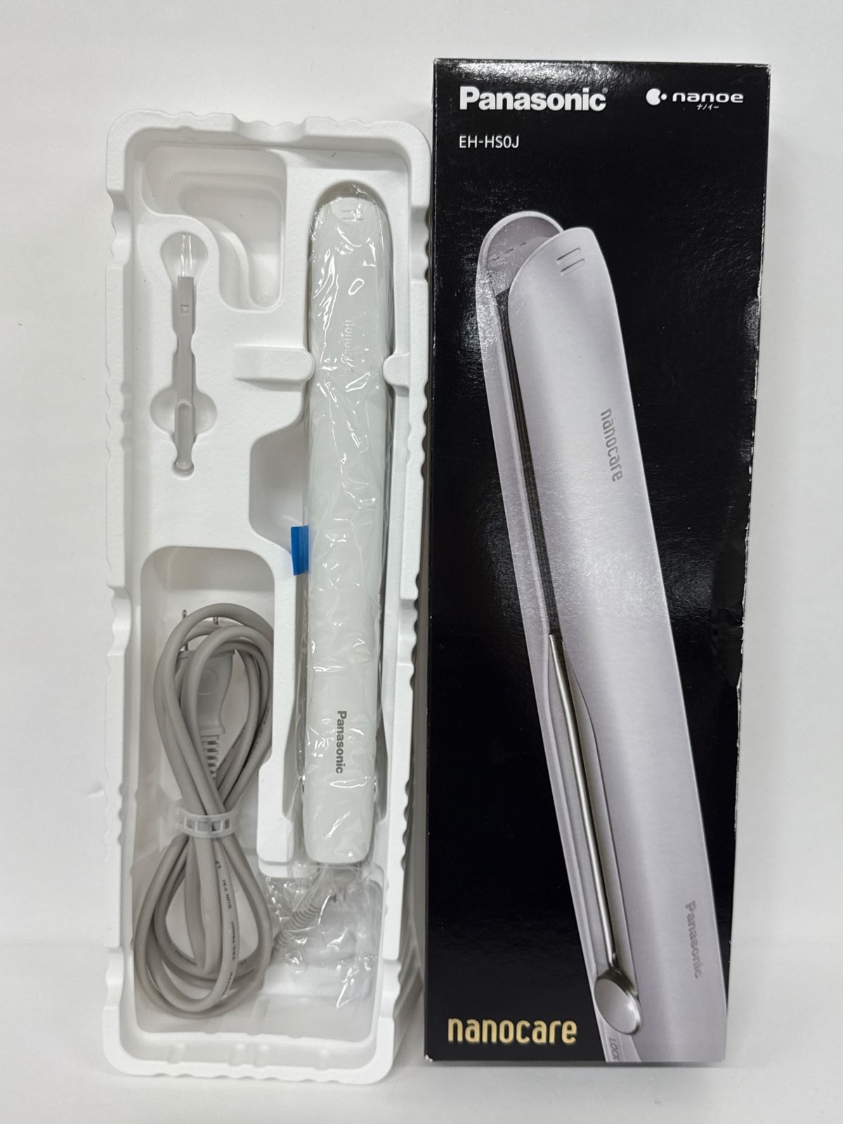 C962 D Panasonic パナソニック ストレートアイロン nanocare ナノケア EH-HS0J-W ホワイト