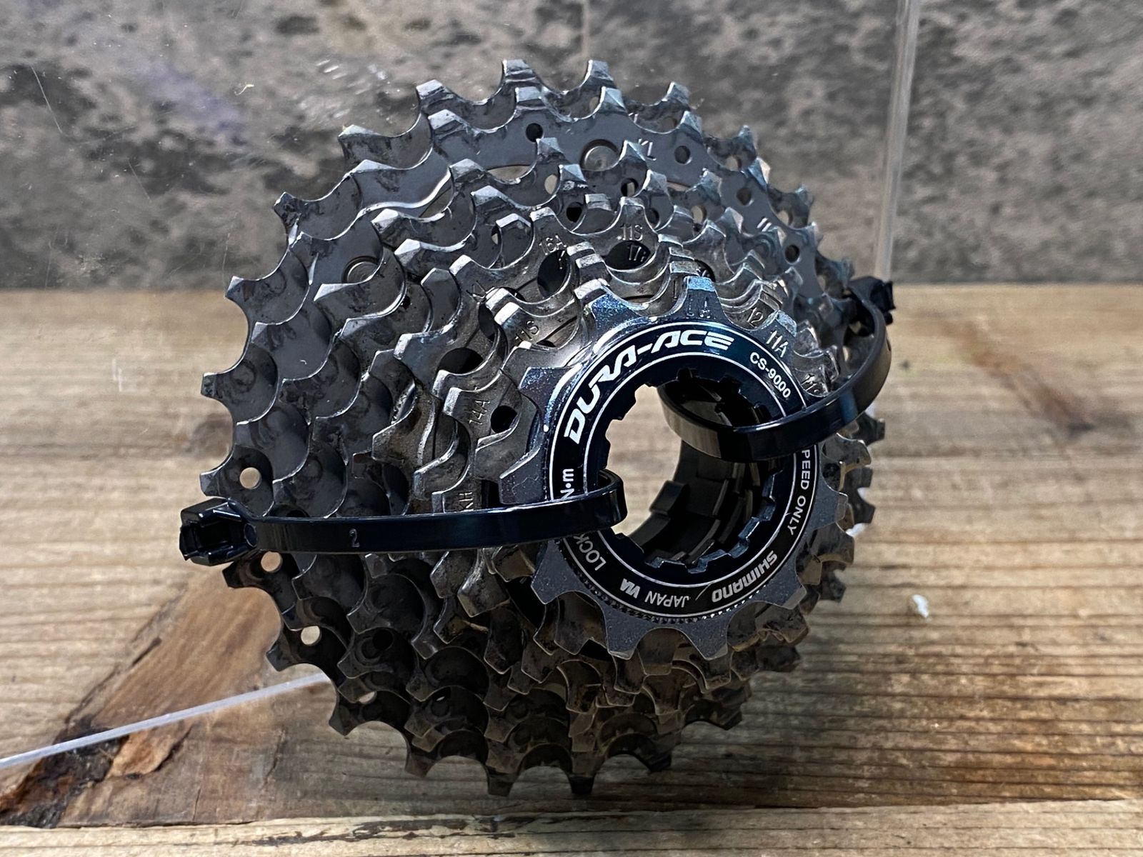 SHIMANO デュラエース　CS-9000 11s 11-25 中古 SHIMANO（シマノ）CS-9000 カセットスプロケット 11S 11-25T