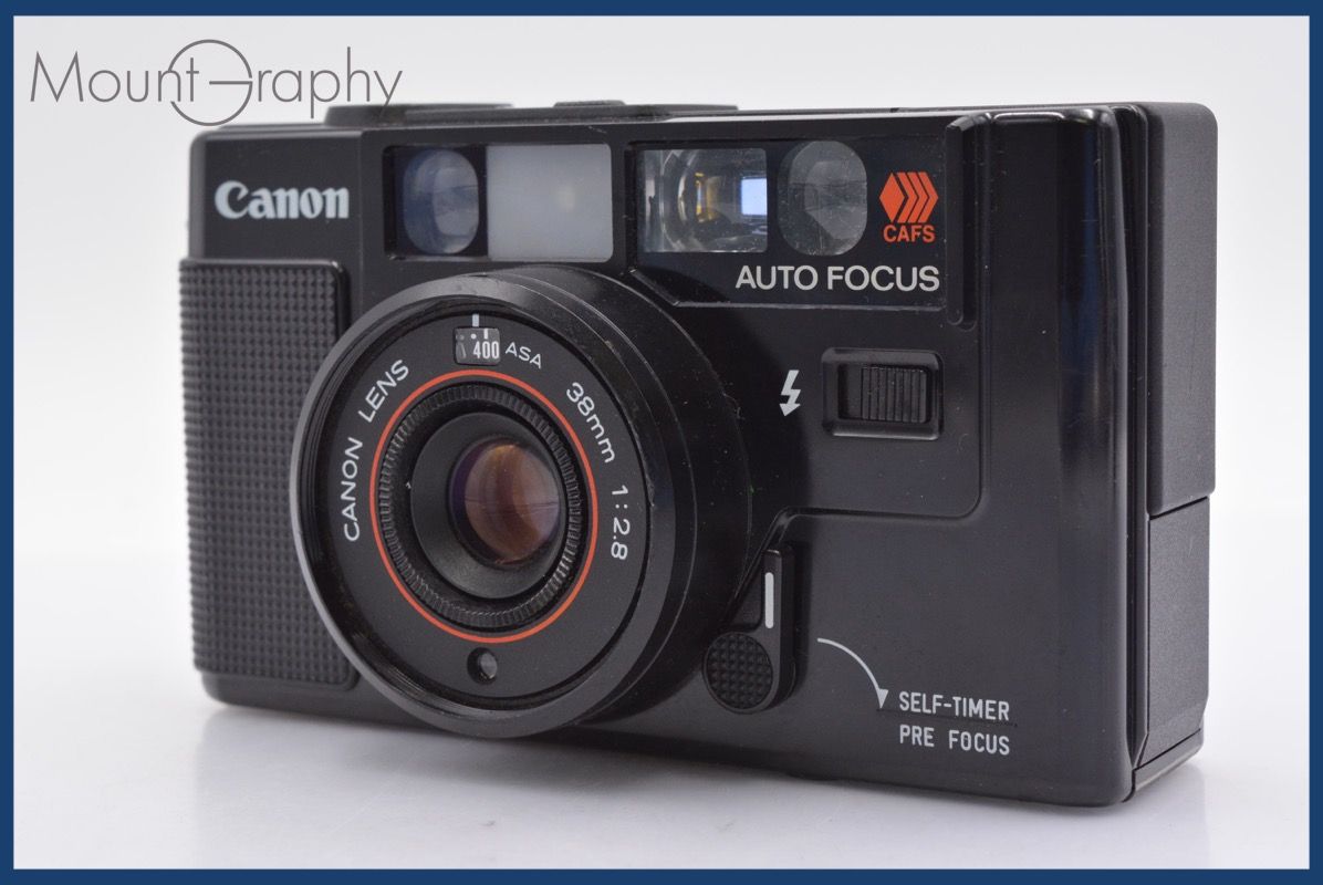 上 キヤノン Canon AF35 M 38mm F2.8 単三電池仕様 完動 同梱可 yk2586