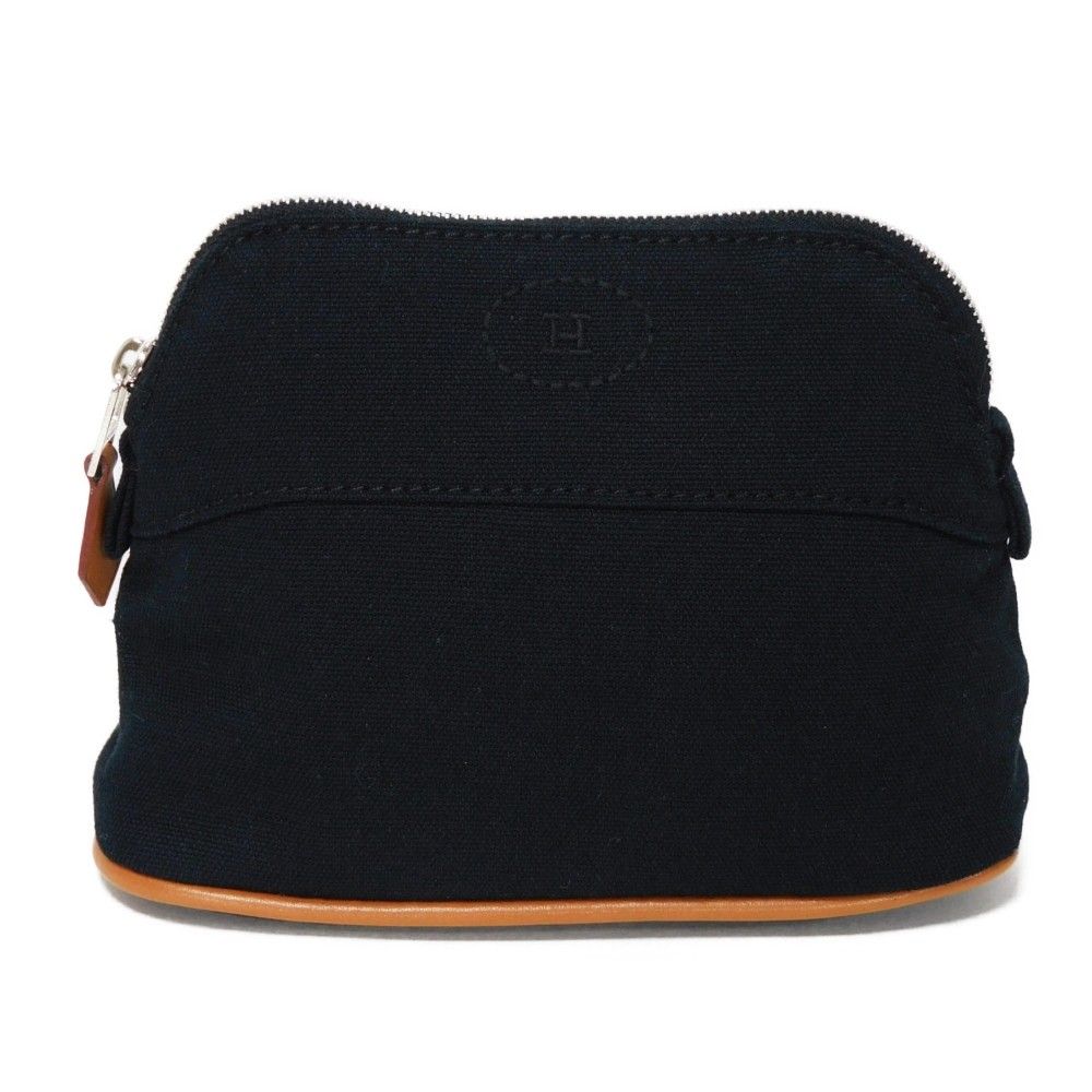 クラッチバッグ Hマーク 刺繍 キャンバス ボリード ポーチ ミニミニ 16