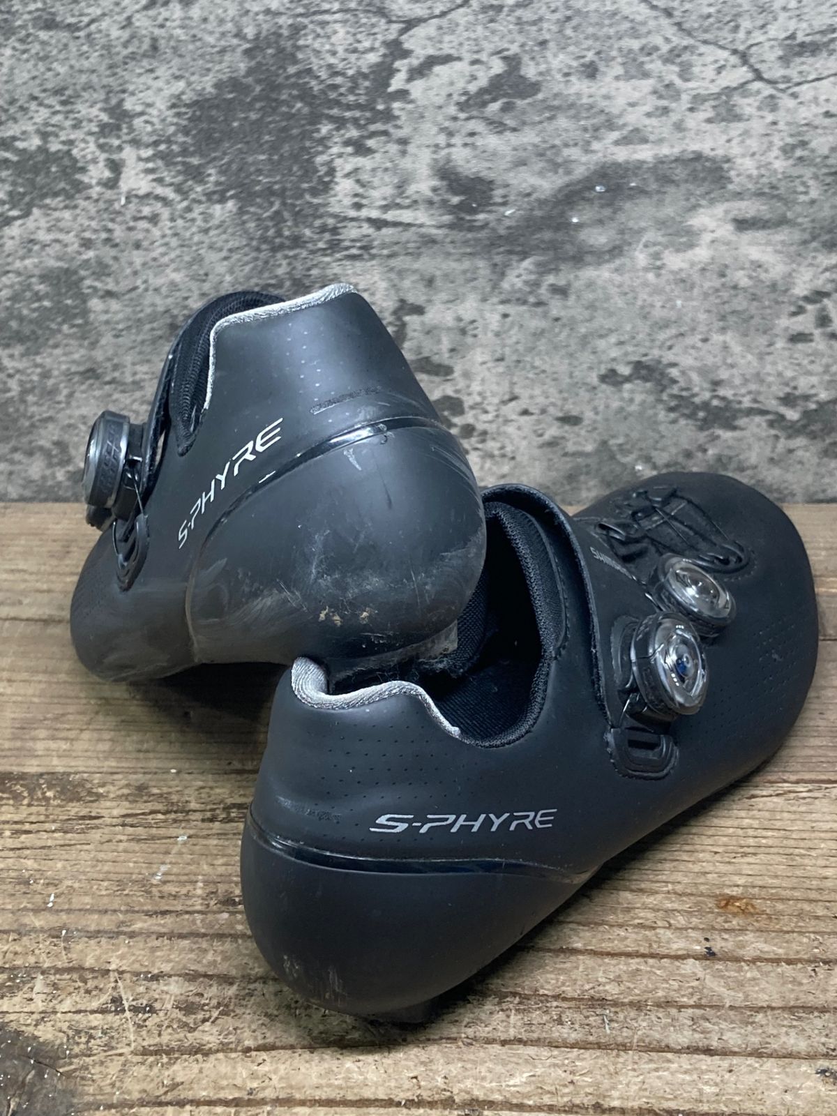 JJ789 シマノ SHIMANO S-PHYRE SHRC901M L01 E WIDE ビンディングシューズ 3穴 EU43