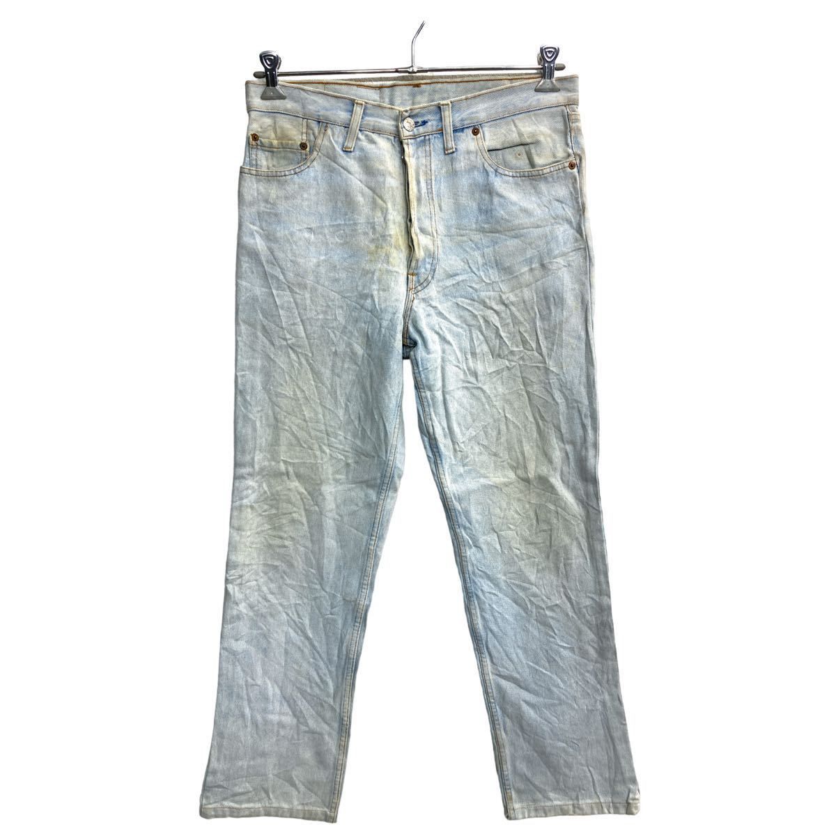 Levi's 501 デニムパンツ W36 リーバイス ボタンフライ ライトブルー コットン USA製 古着卸 アメリカ仕入 2310-588
