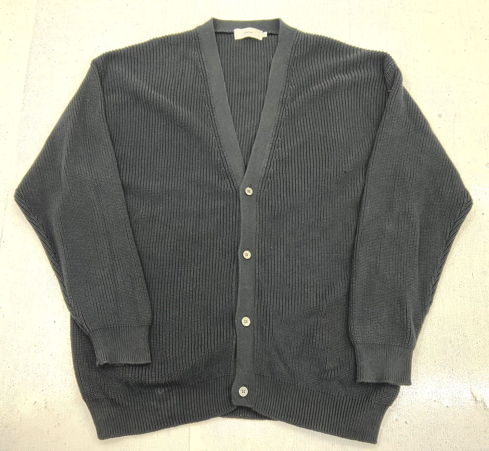 Graphpaper ブラック カーディガン サイズ2 Graphpaper カーディガン ニット サイズ2 ブラック グラフ