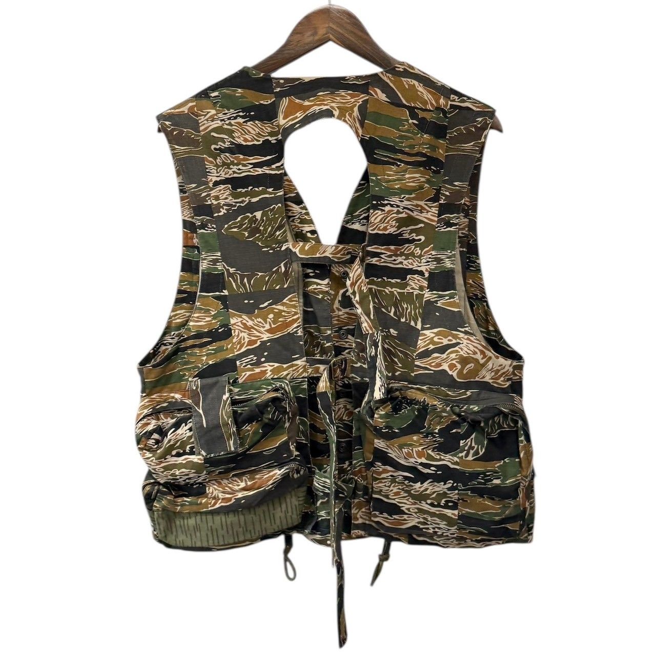 DRIES VAN NOTEN カモフラージュ ベスト DRIES VAN NOTEN ドリスヴァンノッテン 20SS GLOBE カーゴ