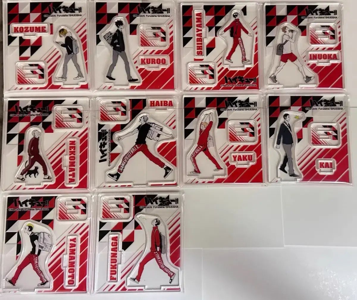 ハイキュー 等校 アクリル 音駒高校 全員 セット