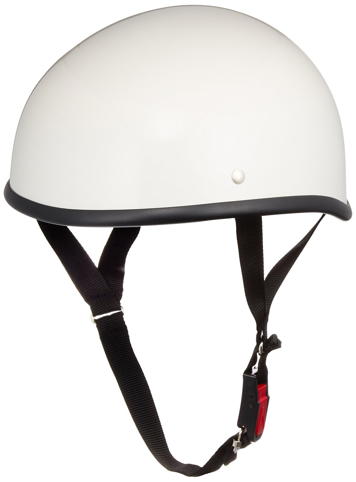 頭囲 61cm~62cm未満) XL ホワイト ダックテール ハーフ ヘルメット