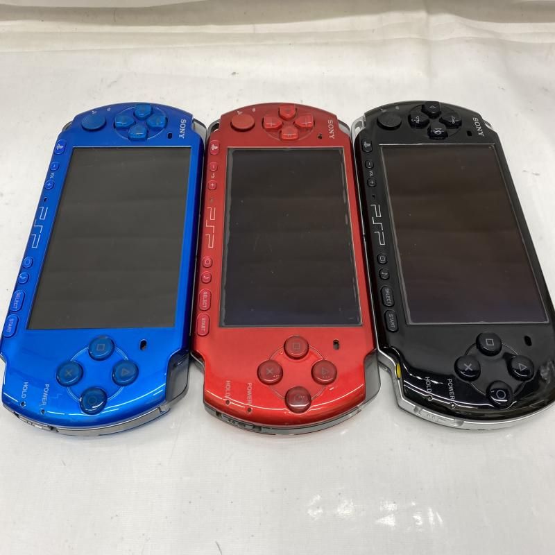【中古】本体S）ｼﾞｬﾝｸ)PSP-3000 3台まとめ 動作未保証[22]