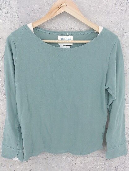 FORKu0026SPOON フォークアンドスプーン   長袖 Tシャツ カットソー 2 グリーン メンズ  【1002799097505】
