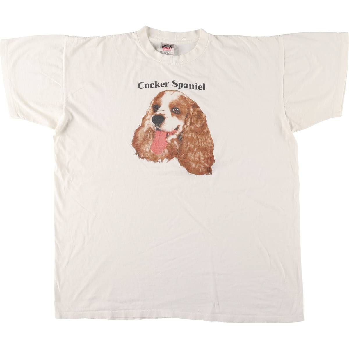 犬種Tシャツ オニータ 90sコッカースパニエル 古着 90年代 オニータ ONEITA 犬柄 コッカースパニエル アニマル