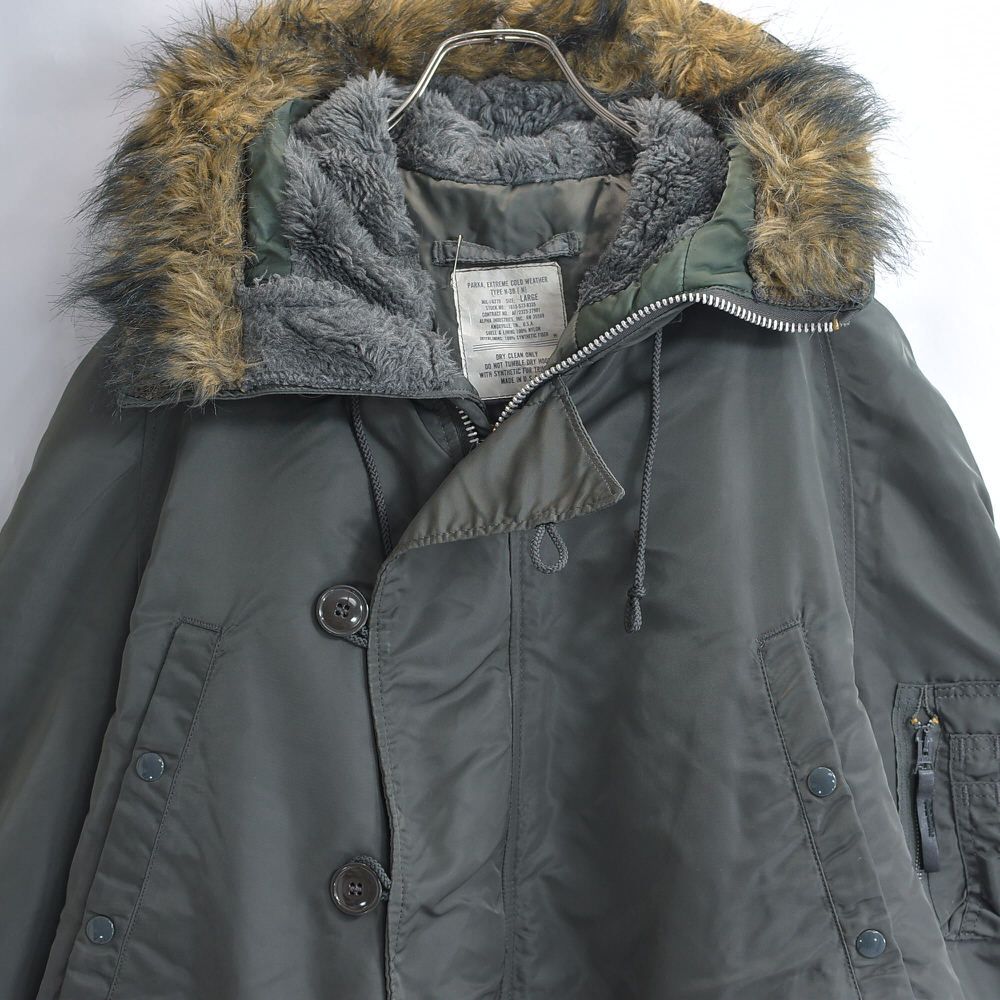 90s アメリカ製 ALPHA INDUSTRIES アルファインダストリーズ N-3B 