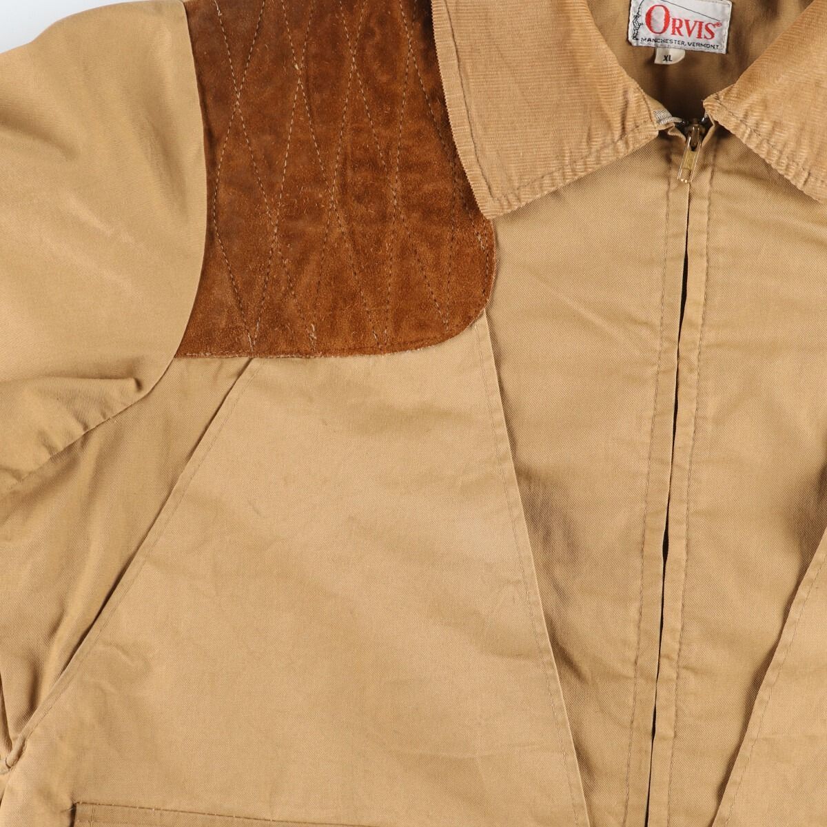 古着 80年代 オービス ORVIS 白タグ ハンティングジャケット メンズXL