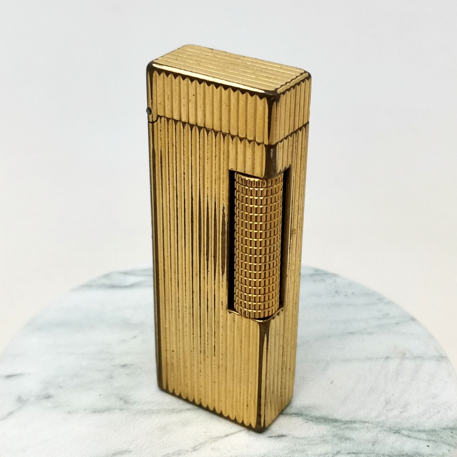 美品□Dunhill ダンヒル スクエア型 ラッカー ローラー式 喫煙具 ガス  