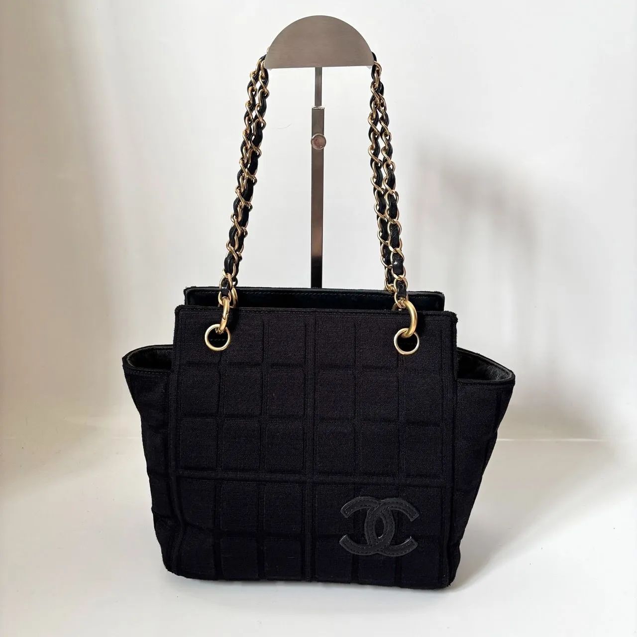 良品◎ CHANEL シャネル ココマーク コットン チョコバー 良品◎ CHANEL シャネル ココマーク コットン チョコバー