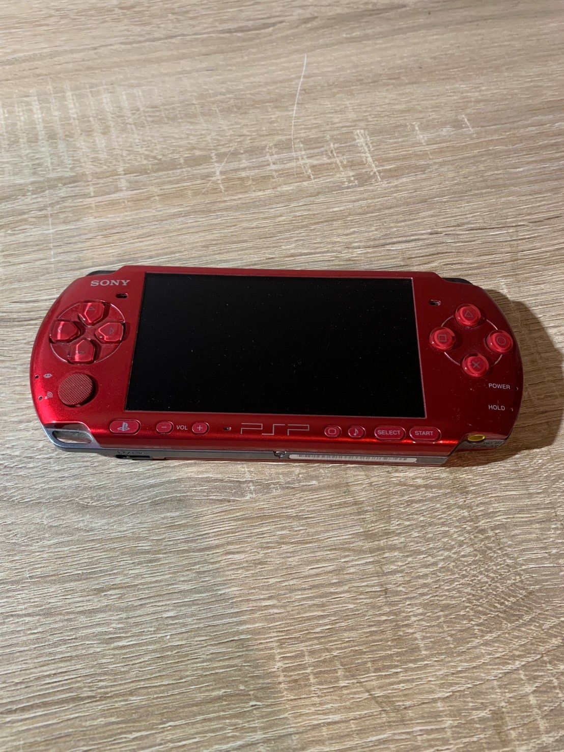5882 PlayStation ポータブル PSP 3000 ラディアント レッド 動作 済み