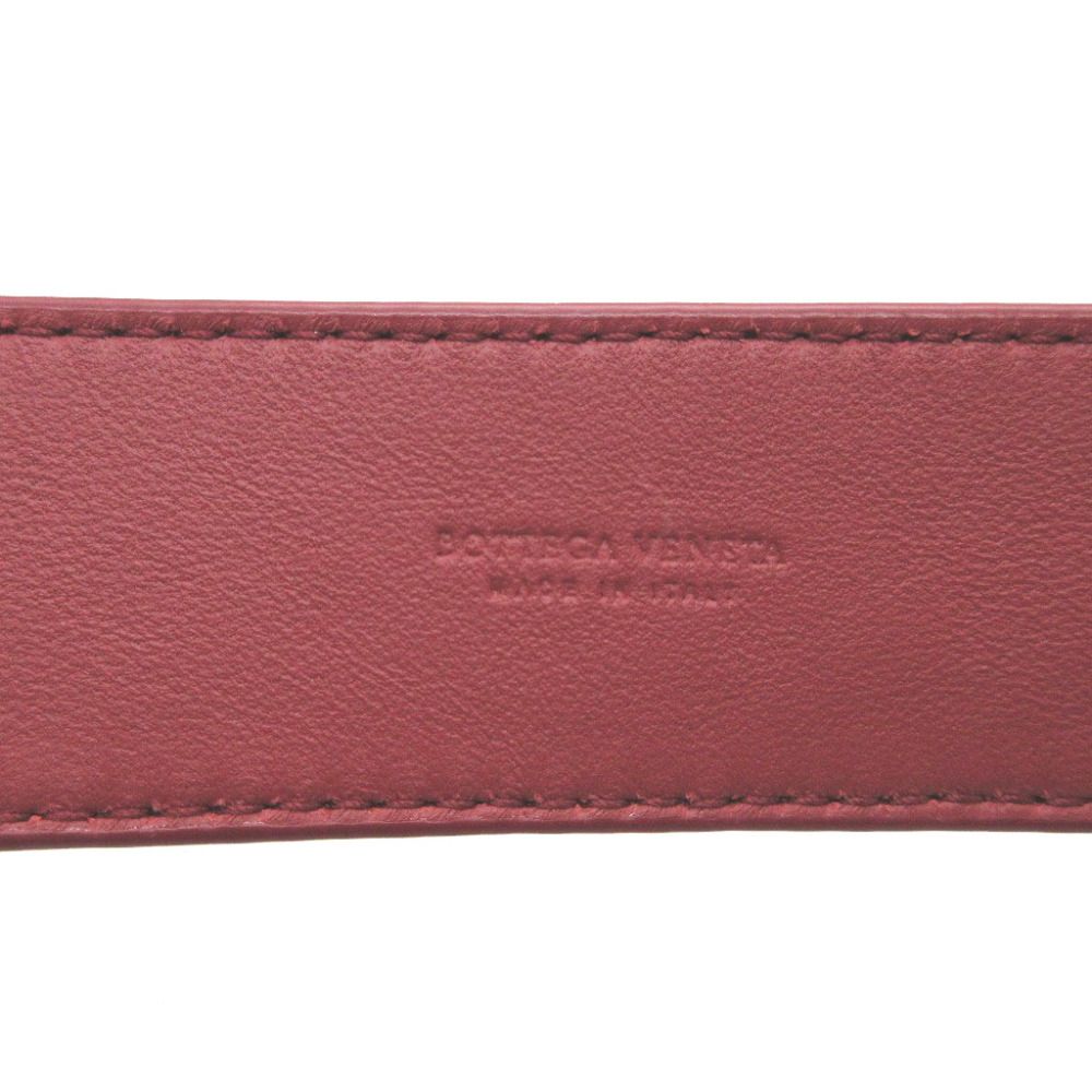 BOTTEGA VENETA - 新品同様 ボッテガヴェネタ 563992 イントレチャート レザー レッド 赤 ショルダーストラップ 1062【中古】BOTTEGA VENETA 新品同様 ボッテガヴェネタ 563992 イントレチャート レザー
