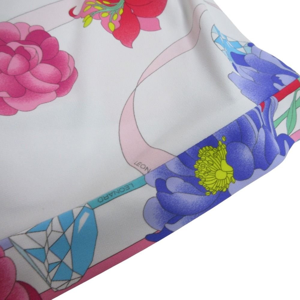 新品同様 LEONARD SPORT レオナールスポーツ フラワープリント 7分袖  