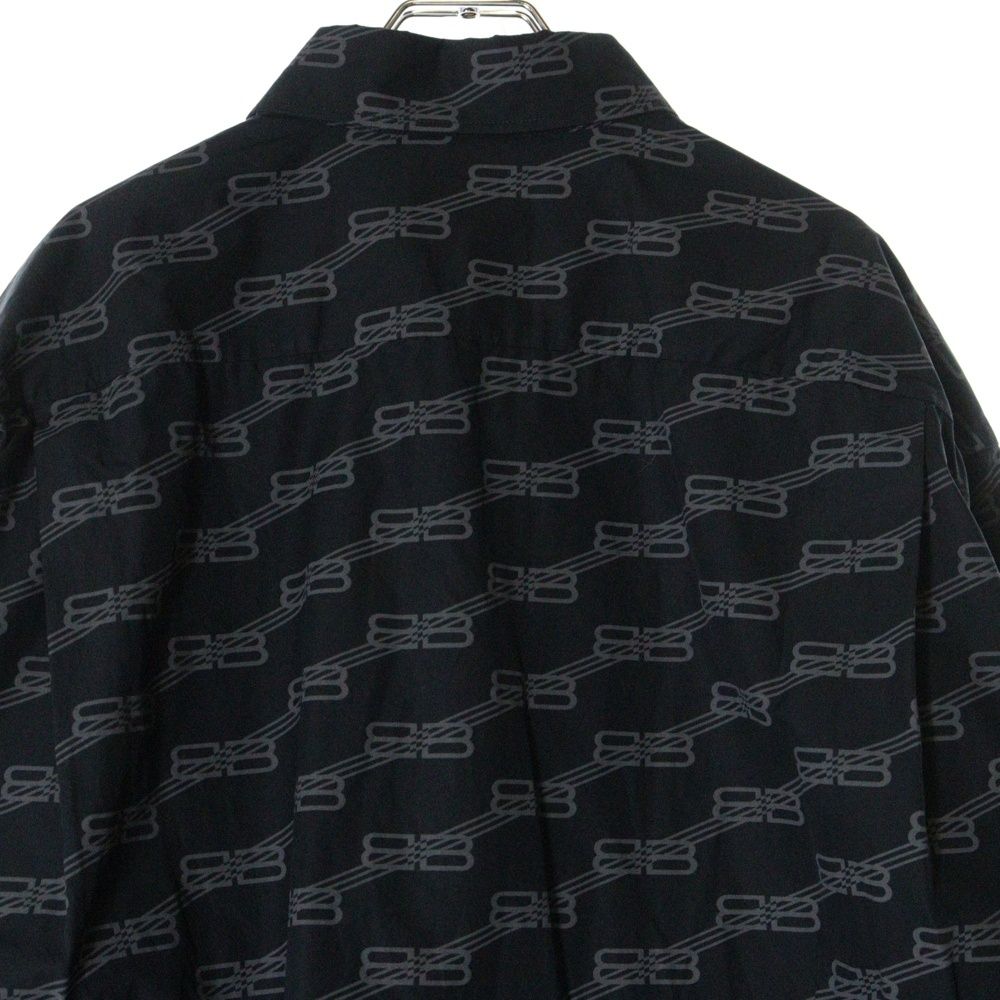 BALENCIAGA (バレンシアガ) BB ALL OVER LOGO LARGE SHIRTS 662983  
