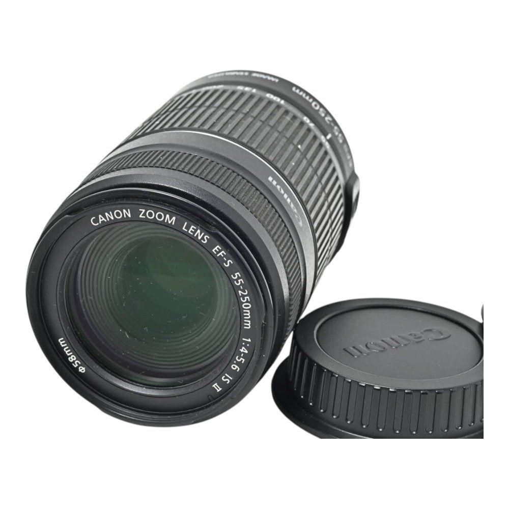 Canon キヤノン 望遠ズームレンズ EF-S55-250mm F4-5.6 IS II APS-C対応