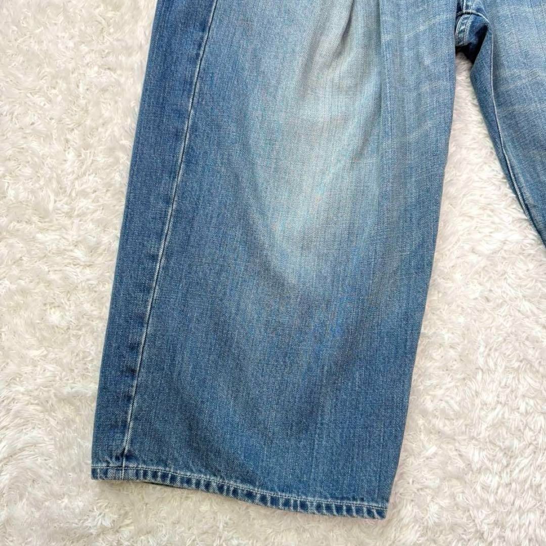 nest Robe ネストローブ ムラ糸デニムワイドタックパンツ デニム