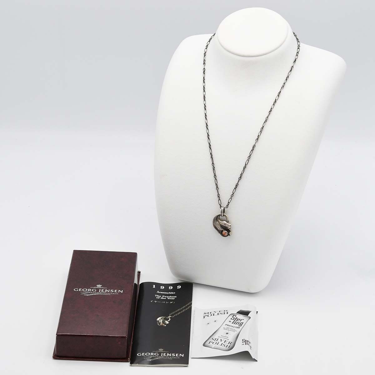 GEORG JENSEN ジョージジェンセン ネックレス 1999 イヤーペンダント 