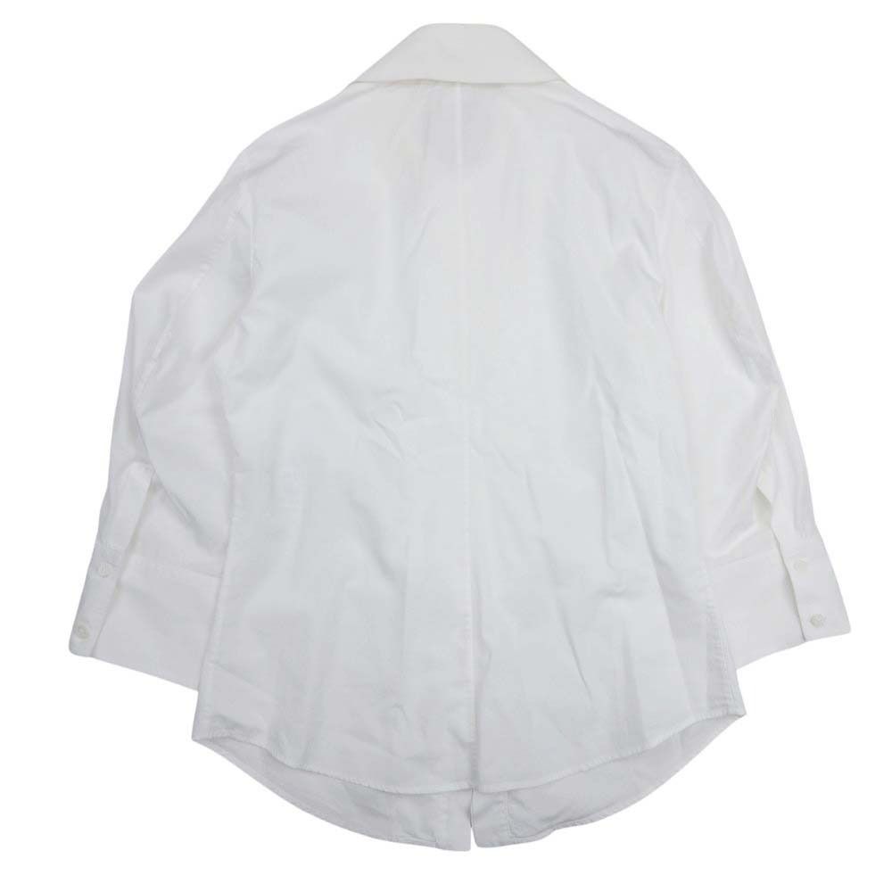 JIL SANDER ジルサンダー ラフシモンズ期 ホワイトシャツ 中古・古着通販】JIL SANDER (ジルサンダー) スキッパーシャツ