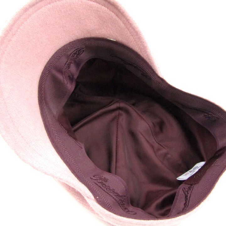 ボルサリーノ キャスケット 未使用 ウール混 帽子 ブランド レディース