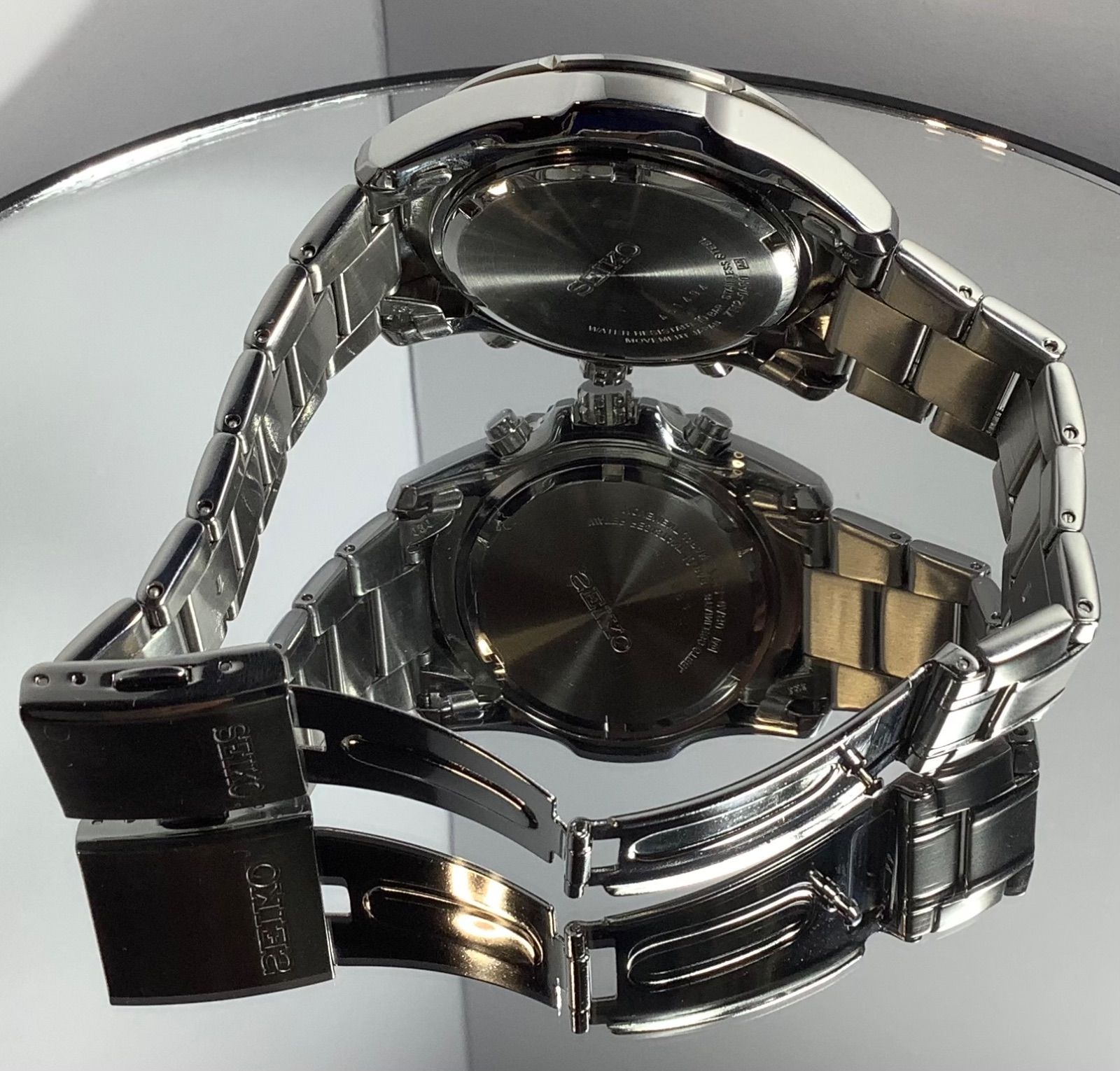 超美品 セイコー クロノグラフ 逆輸入 SEIKO chronograph