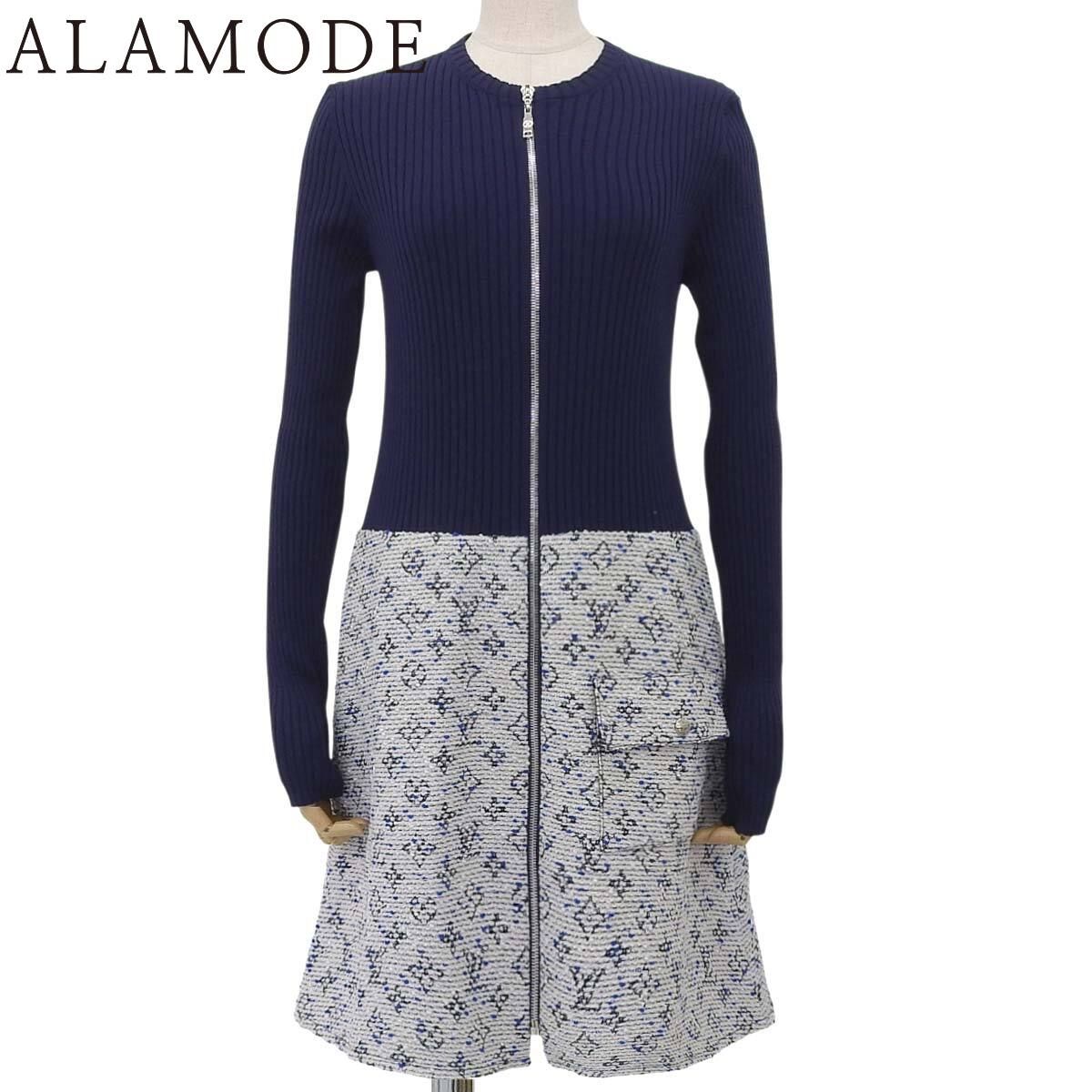 LOUIS VUITTON(ルイ・ヴィトン) モノグラム リブニットワンピース