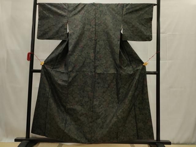 平和屋着物□本場大島紬 草花文 正絹 逸品 AAAU7625ru - メルカリ 